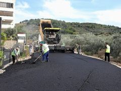 Mudanya’da yollar yenileniyor.