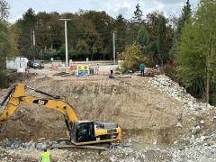 Tatarahmet köprüsünde temel betonu döküldü