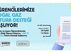 Üsküdar Belediyesi’nden öğrenci evlerinde kalan önlisans ve lisans öğrencilerine aylık doğalgaz fatura desteği.