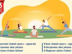 Yenişehir Belediyesinin sabah sporu ve mat pilates etkinlikleri başlıyor