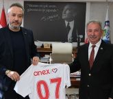 Antalyaspor Başkanı Sinan Boztepe’den Salihli Belediye Başkanı Mazlum Nurlu’ya Ziyaret