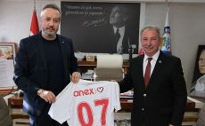 Antalyaspor Başkanı Sinan Boztepe’den Salihli Belediye Başkanı Mazlum Nurlu’ya Ziyaret