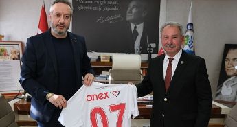 Antalyaspor Başkanı Sinan Boztepe’den Salihli Belediye Başkanı Mazlum Nurlu’ya Ziyaret