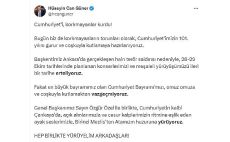 Çankaya Belediye Başkanı Hüseyin Can Güner’in Cumhuriyet Bayramı Etkinlikleri ile İlgili Açıklaması