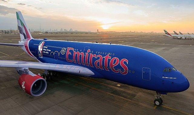 Emirates, NBA Cup’a özel yeni uçak tasarımını tanıttı