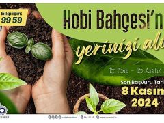 Hobi Bahçeleri Yeni Dönem Başvuruları Başladı