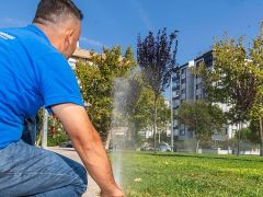 İzmir’in parklarında akıllı sulama dönemi