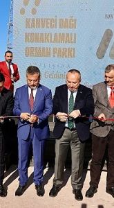 Kahveci Dağı Konaklamalı Orman Parkı Muhteşem Bir Törenle Açıldı