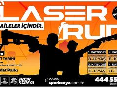 Konya Büyükşehir’den Aileler İçin ‘Laser Run’ Yarışması