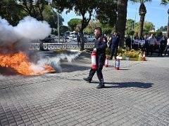 Salihli Belediyesi’nden Yangın Tatbikatı