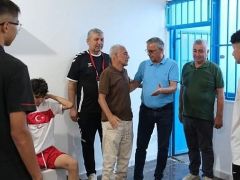 Şarampolspor Başkanı’ndan, Başkan Topaloğlu’na kutlama