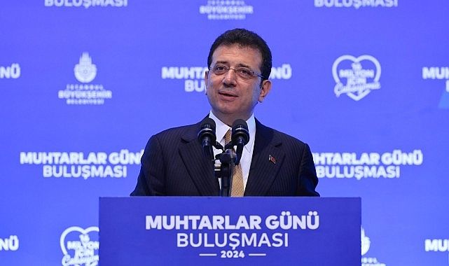 TBB ve İBB Başkanı Ekrem İmamoğlu, ’19 Ekim Muhtarlar Günü’ buluşmasında konuştu