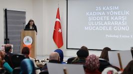 25 Kasım Mücadele ve Dayanışma Günü Programı Düzenlendi