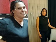 Anne Şehir ile 11 ayda 17 kilo verdi; Eşinin 20 yıl önce aldığı montu yeniden giydi