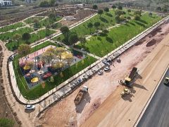 Başiskele Millet Bahçesi gün sayıyor; Mahmut Çavuş Caddesi trafiğe açıldı