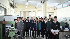 Başkan Altay, Selçuklu Mesleki ve Teknik Anadolu Lisesi Öğrencileriyle Buluştu