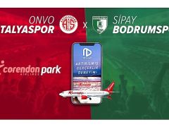 Corendon Airlines’tan Onvo Antalyaspor-Sipay Bodrum FK maçında sürpriz boarding deneyimi