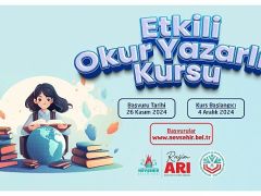 Etkili Okur Yazarlık Kursumuz Başlıyor