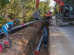 İSU, Kroman Çelik ve Sarkuysan’a Geri Kazanım Suyu Sağlayacak İletim Hattı Çalışmalarına Başladı