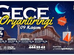 Konya Büyükşehir’den Aileler İçin “Gece Oryantiringi” Etkinliği