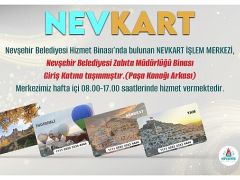 Nevkart İşlem Merkezi yeni yerinde