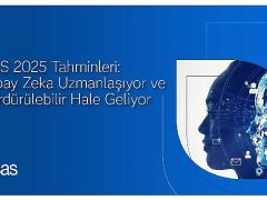 SAS 2025 tahminleri: Yapay zeka uzmanlaşıyor ve sürdürülebilir hale geliyor