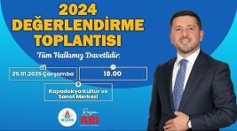 Belediye başkanı rasim arı, 2024 yılı değerlendirme toplantısını düzenleyecek