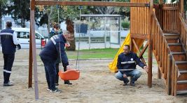 Karşıyaka’nın parkları artık daha güvenli