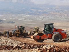 Müren yayla yolunda stabilize çalışmaları başladı