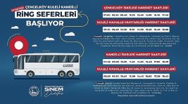 Üsküdar’da çengelköy – kuleli – kandilli ring seferleri başlıyor