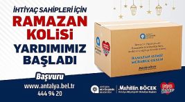 Antalya Büyükşehir Belediyesi,ihtiyaç sahibi aileleri yalnız bırakmıyor