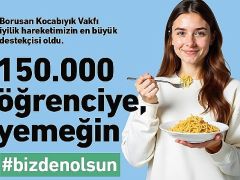 Askıda Ne Var, Borusan Kocabıyık Vakfı İşbirliğiyle 1 milyon öğün hedefiyle BizdenOlsundiyor