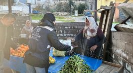 Başkan Çerçioğlu Soğuk Havalarda Vatandaşların ve Pazarcı Esnaflarının Yanında Olmaya Devam Ediyor