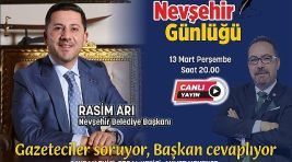 Başkan Rasim Arı, Nevşehir Günlüğü’nün Konuğu Oldu