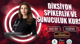 “Diksiyon, Spikerlik ve Sunuculuk” Kursu Açılacak