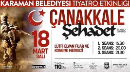 Karaman Belediyesi’nden 18 Mart’ta Ücretsiz Tiyatro