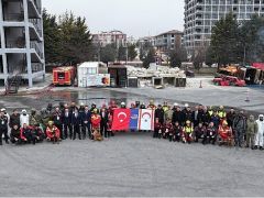 Konya İtfaiyesi’nden TİKA İş Birliğinde Kuzey Kıbrıslı İtfaiyecilere Eğitim ve Tatbikat